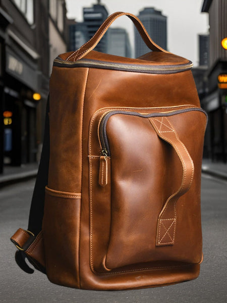 Benjamin™ | Vintage Leather Backpack