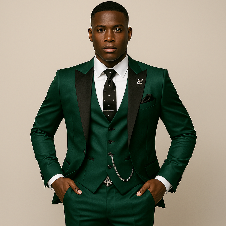 Elspeth — Men's Three-piece Suit Bridegroom Best Man Wedding Suit Men