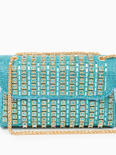Chantal Diamond Clutch Bag - Opulent Empire