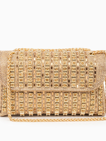 Chantal Diamond Clutch Bag - Opulent Empire