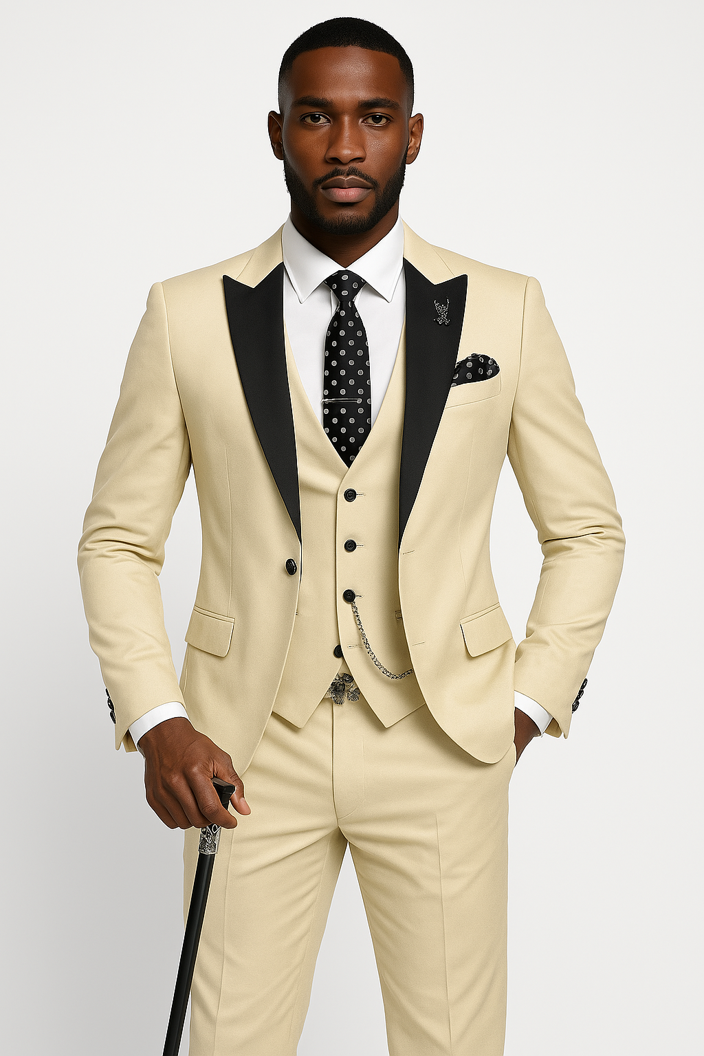 Elspeth — Men's Three-piece Suit Bridegroom Best Man Wedding Suit Men, alternate view 30