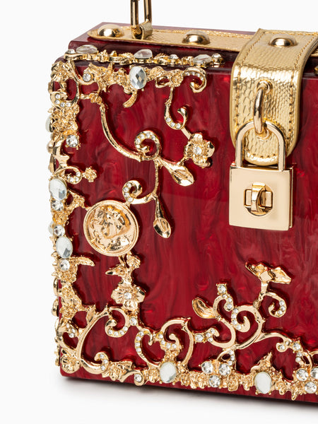 Acrylic Box Handbag - Opulent Empire