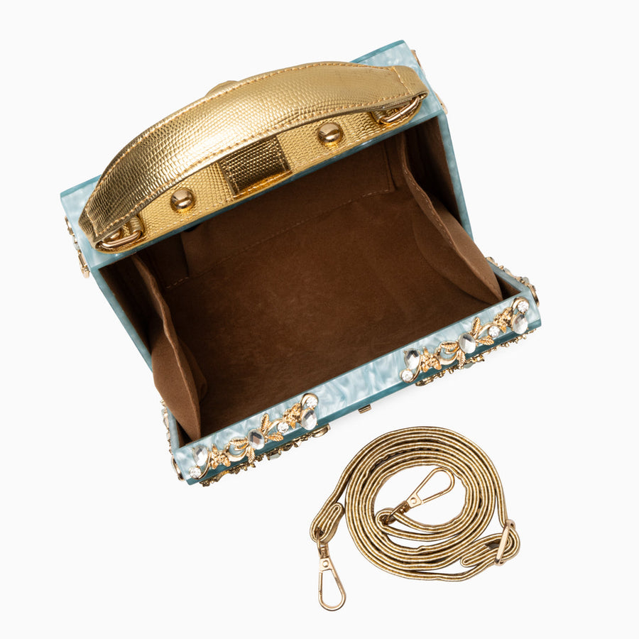 Acrylic Box Handbag - Opulent Empire