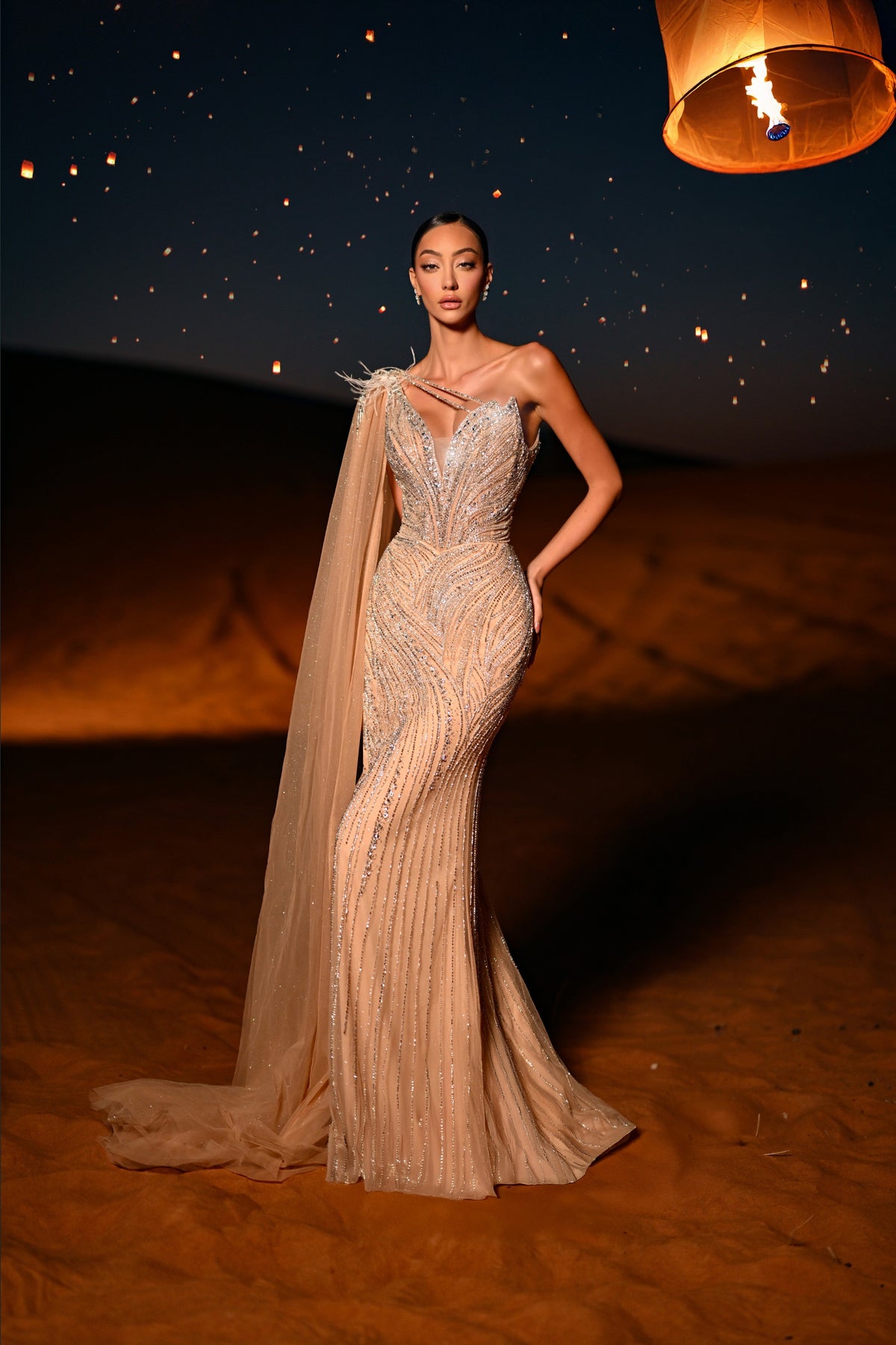 Lucienne — Formal Evening Gown, alternate view 5