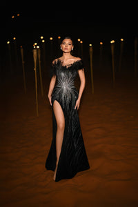 Romilly — Black Women's Occasion Dress, alternate view 2