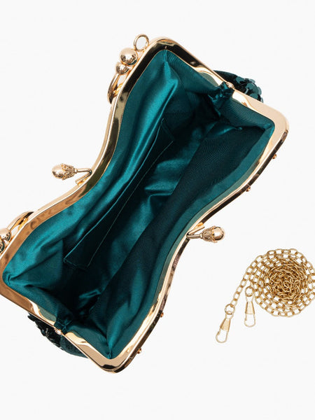 Alyannah Sequin Flannel Handbag - Opulent Empire