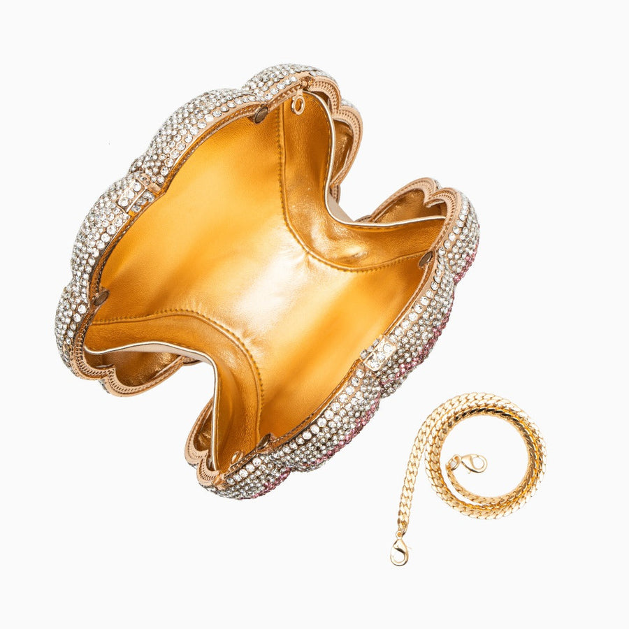 Jeline Flower Clutch Bag - Opulent Empire