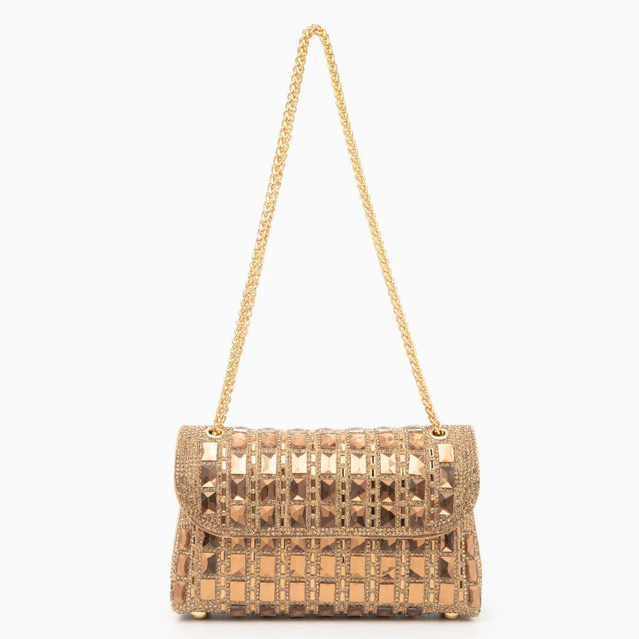 Ayesha Gemstones Clutch Bag - Opulent Empire