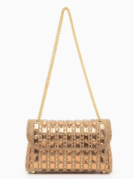 Ayesha Gemstones Clutch Bag - Opulent Empire