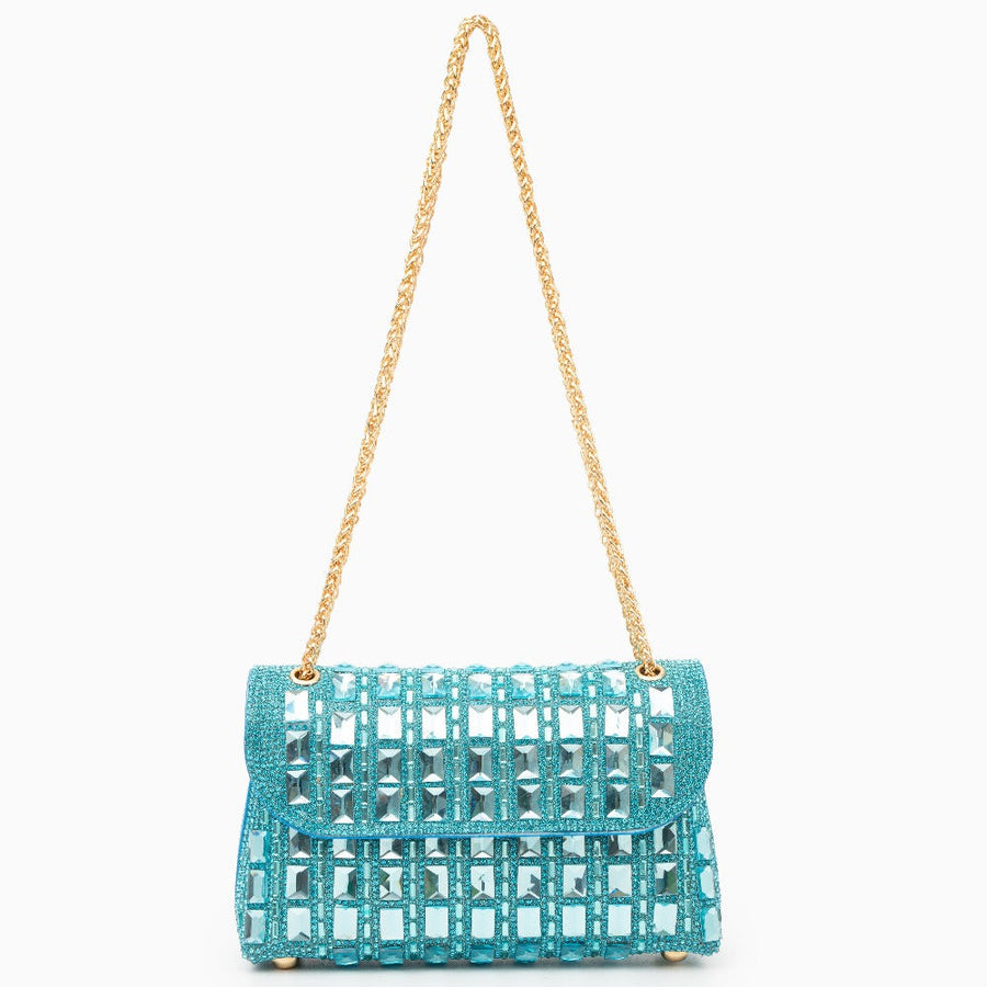Ayesha Gemstones Clutch Bag - Opulent Empire