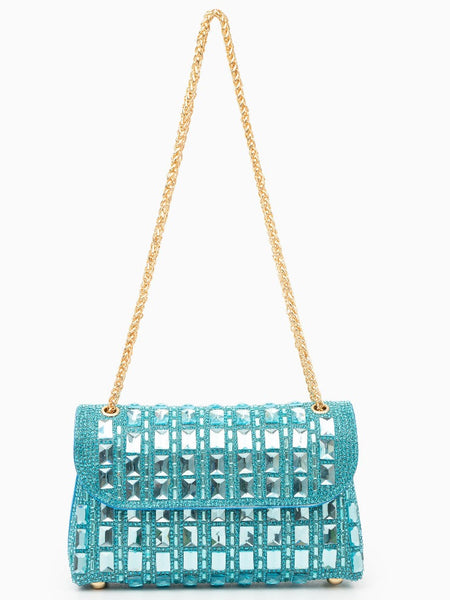 Ayesha Gemstones Clutch Bag - Opulent Empire