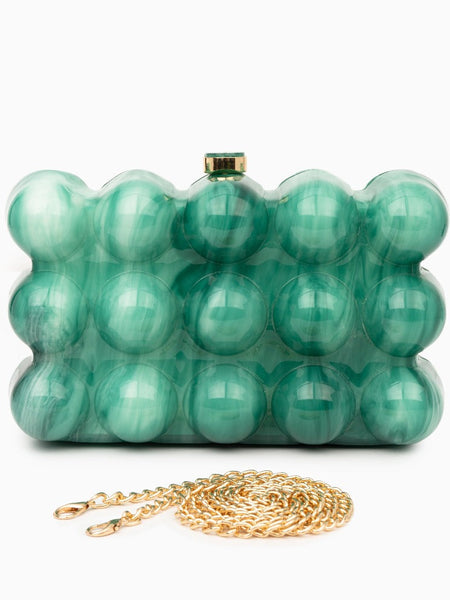 Lorraine Acrylic Clutch Bag - Opulent Empire