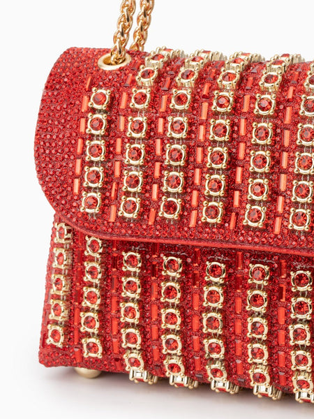 Chantal Diamond Clutch Bag - Opulent Empire