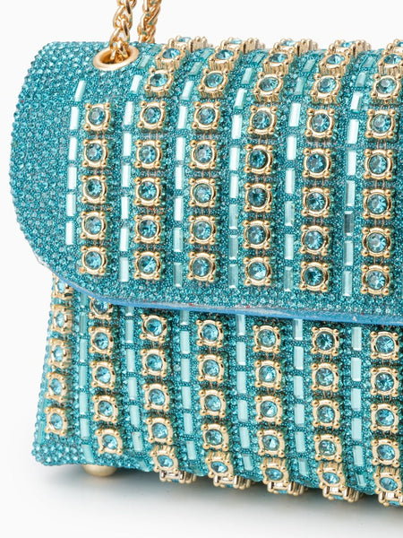 Chantal Diamond Clutch Bag - Opulent Empire