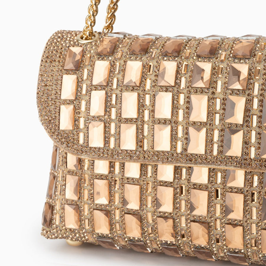 Ayesha Gemstones Clutch Bag - Opulent Empire