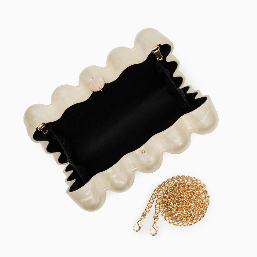 Lorraine Acrylic Clutch Bag - Opulent Empire