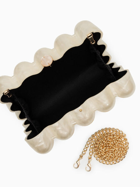 Lorraine Acrylic Clutch Bag - Opulent Empire