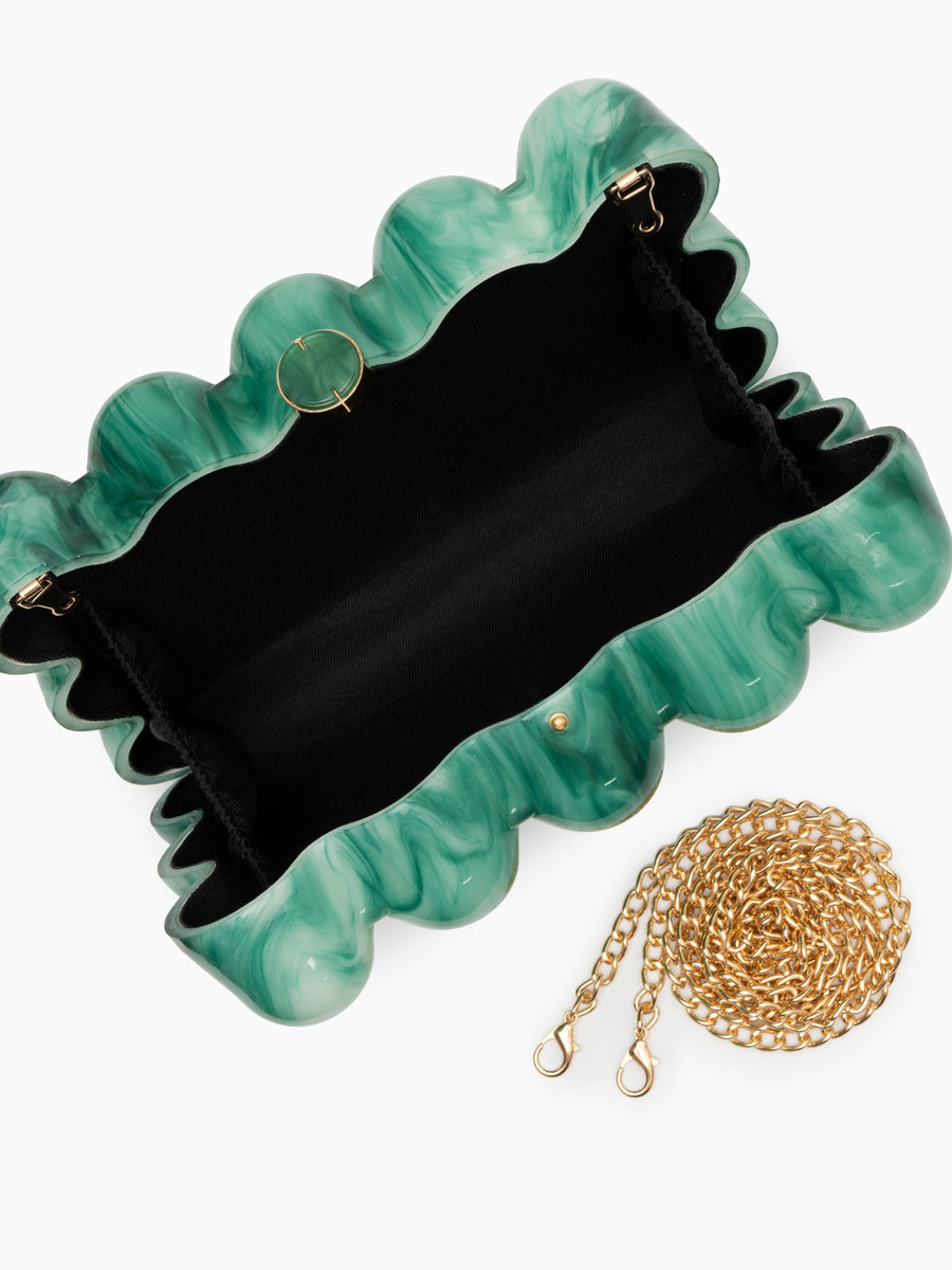 Lorraine Acrylic Clutch Bag - Opulent Empire