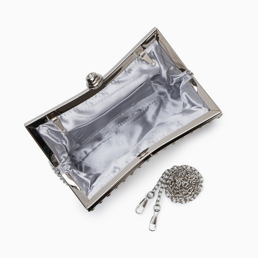 Scarlett Rhinestones Clutch Bag - Opulent Empire