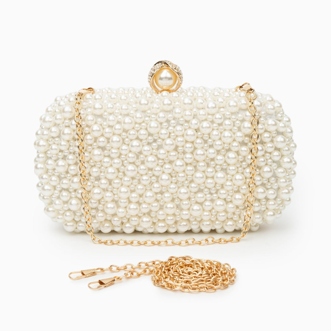 Chantal — Pearl Clutch Bag, alternate view 8