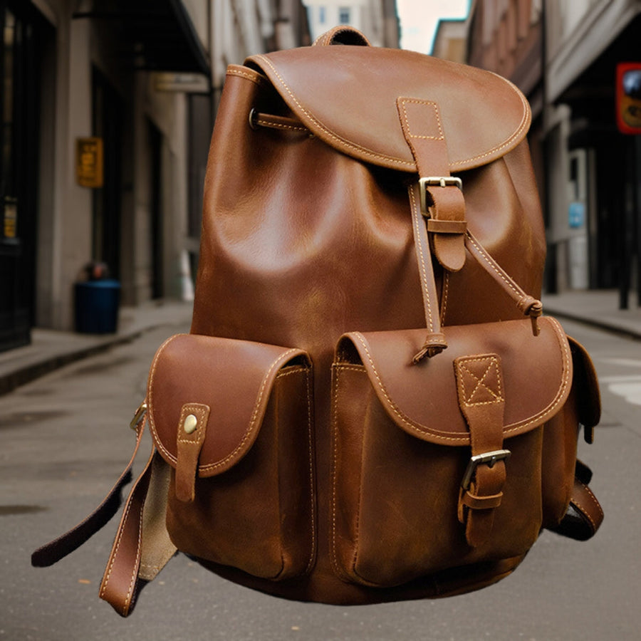 Daniel™ | Classic Premium Leather Backpack