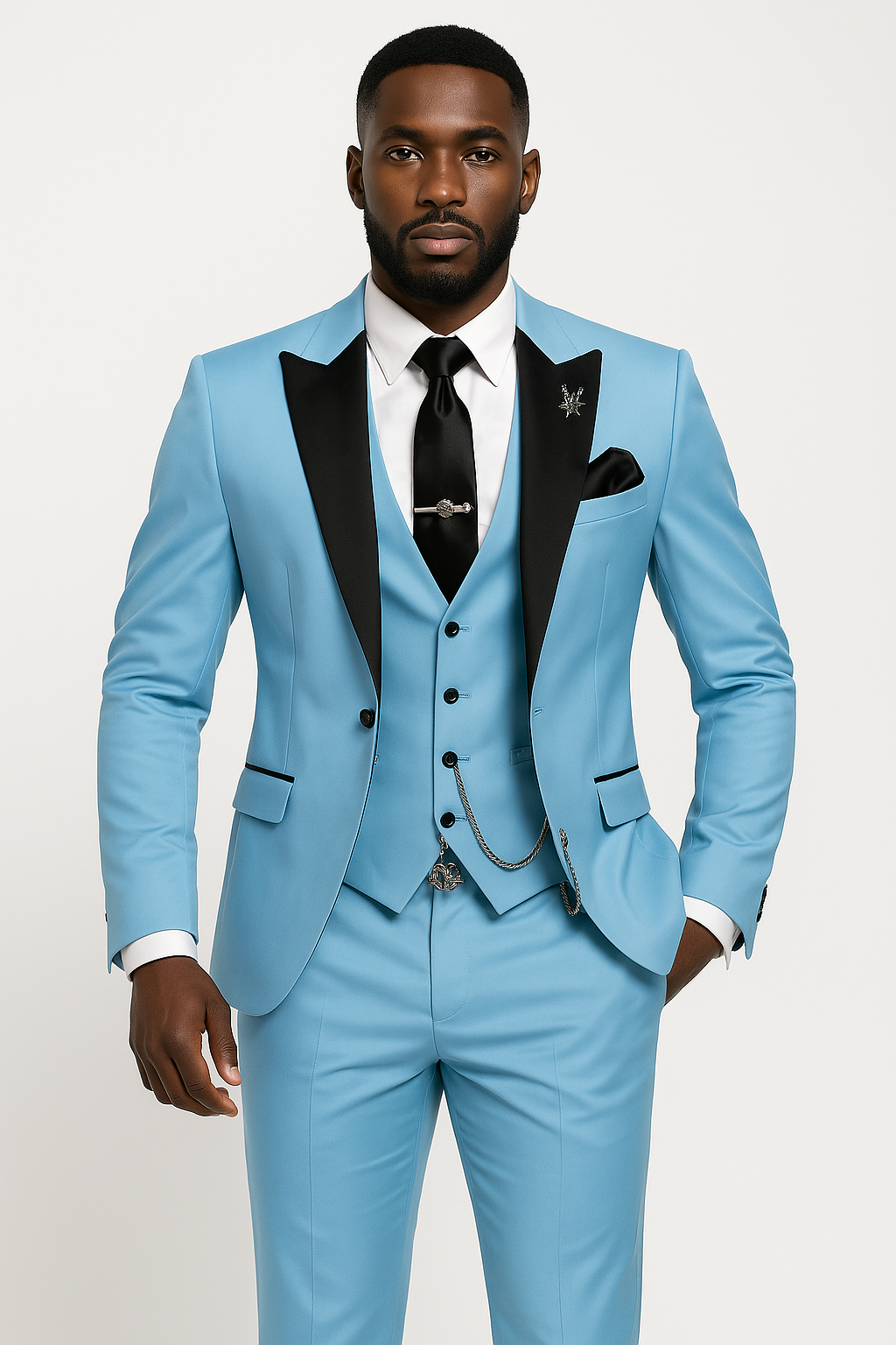 Elspeth — Men's Three-piece Suit Bridegroom Best Man Wedding Suit Men, alternate view 23