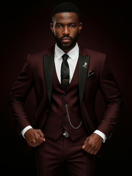 Men's Three-piece Suit Bridegroom Best Man Wedding Suit Men