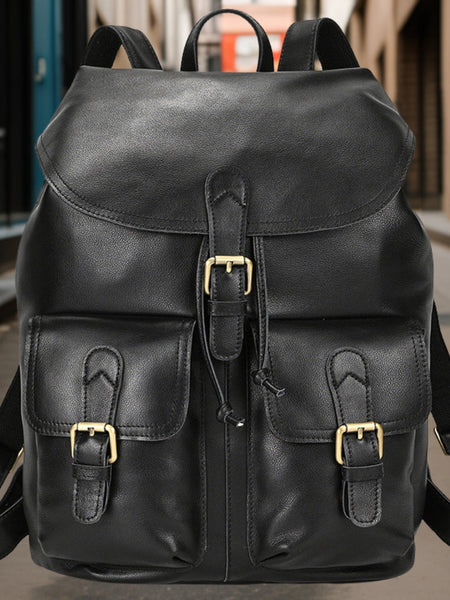 Elijah™ | Stylish Leather Backpack