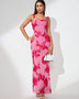 3D Floral Embroidered Knot-strap Maxi Dress - Opulent Empire