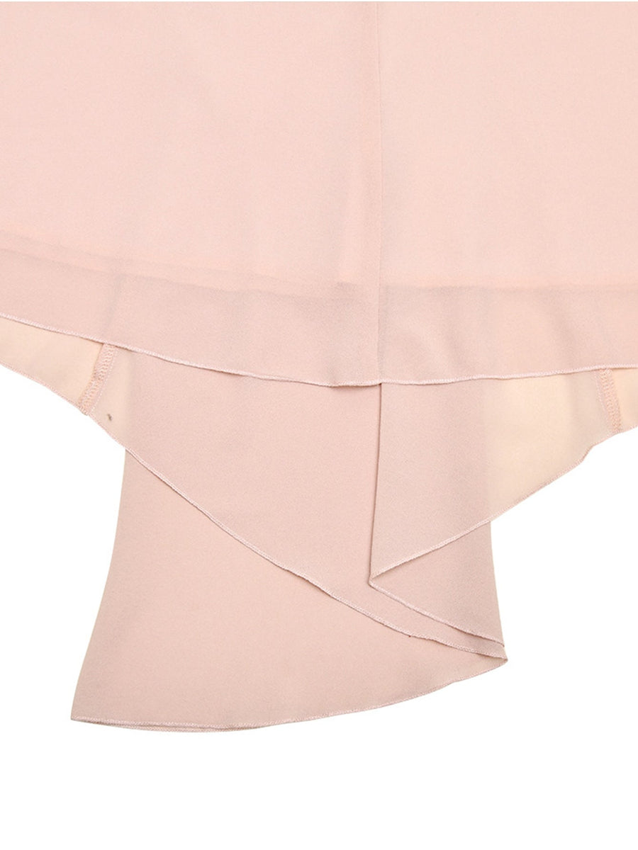 Trägerloses, gerafftes Meerjungfrauenkleid mit Flicken