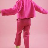 Pink Faux Fur Jacket-3