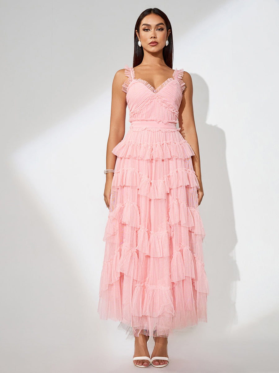 Enchanted Elegance: Multi-layered Lolita Dress with Ruffles for a Spellbinding Style