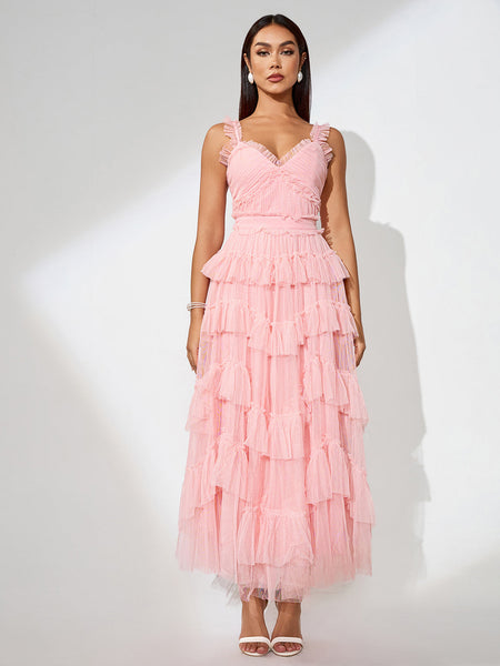 Enchanted Elegance: Multi-layered Lolita Dress with Ruffles for a Spellbinding Style