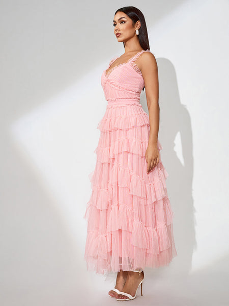 Enchanted Elegance: Multi-layered Lolita Dress with Ruffles for a Spellbinding Style