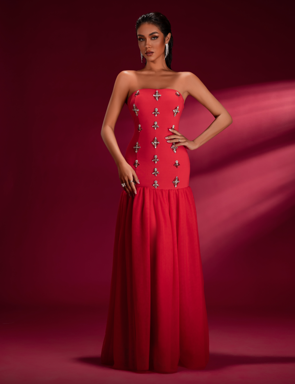 Aurelia — Red Formal Evening Gown