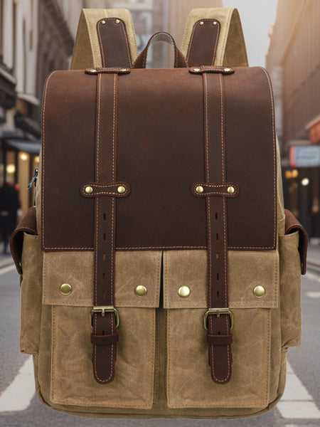 Finnegan™ | Classic High-Quality Canvas Backpack