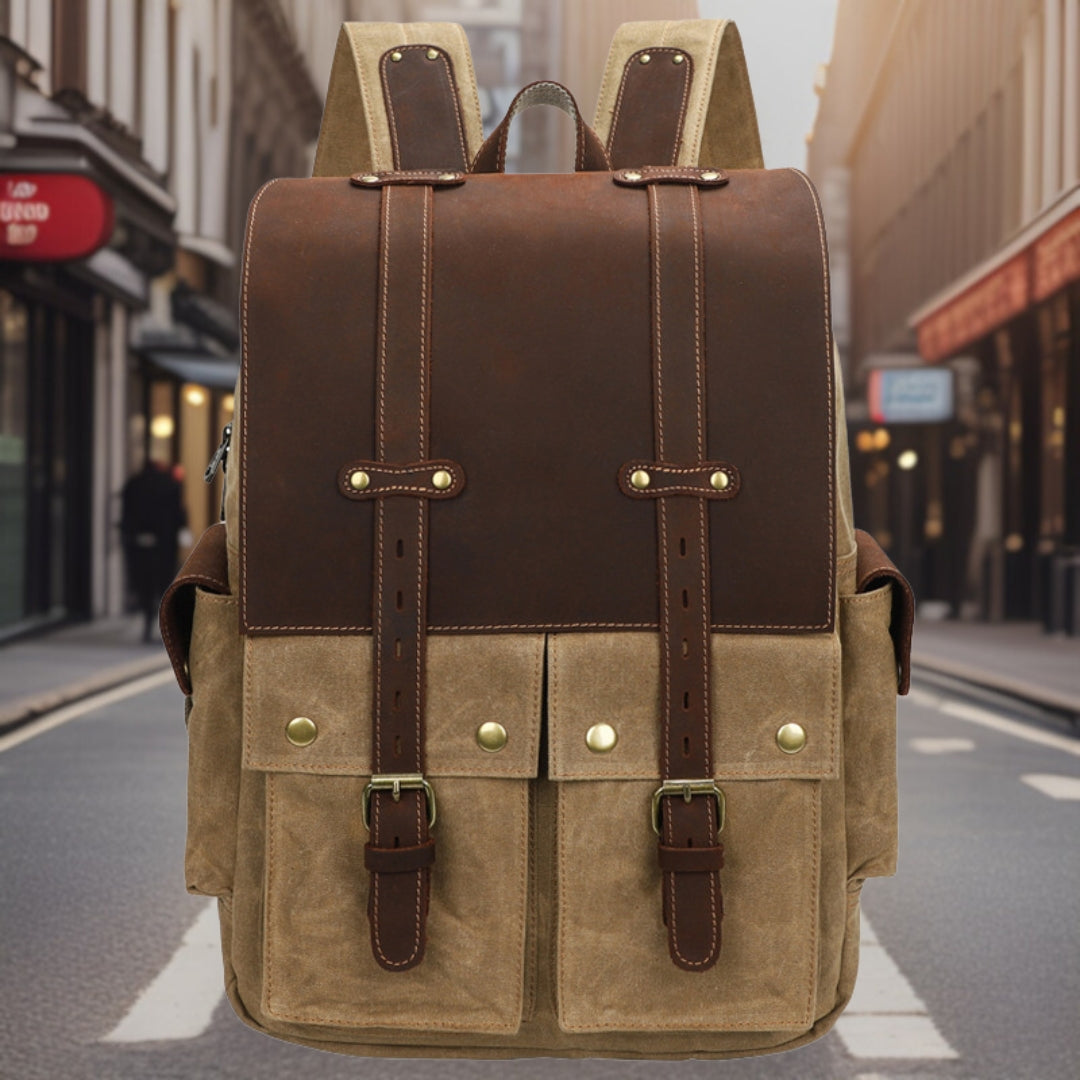 Finnegan™ — Classic High-Quality Canvas Backpack Men's Statement Handbag