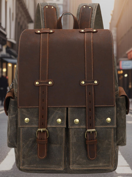 Finnegan™ | Classic High-Quality Canvas Backpack