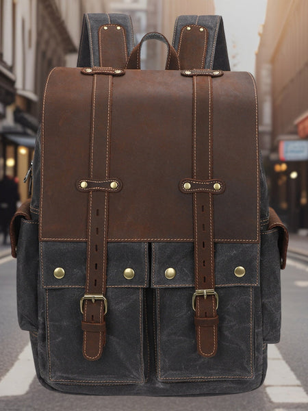 Finnegan™ | Classic High-Quality Canvas Backpack