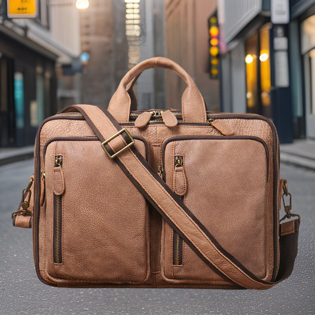Frank™ — Genuine Leather Handbag, alternate view 4