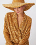 Gold Sequin Handmade Flapper Hat