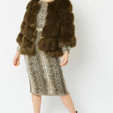Green Faux Fur Ella Coat-1