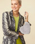 Grey Faux Fur Love Heart Micro Bag-0