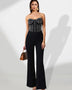 Beaded Ball Overall with Elephant Legs for a Chic and Trendy Style