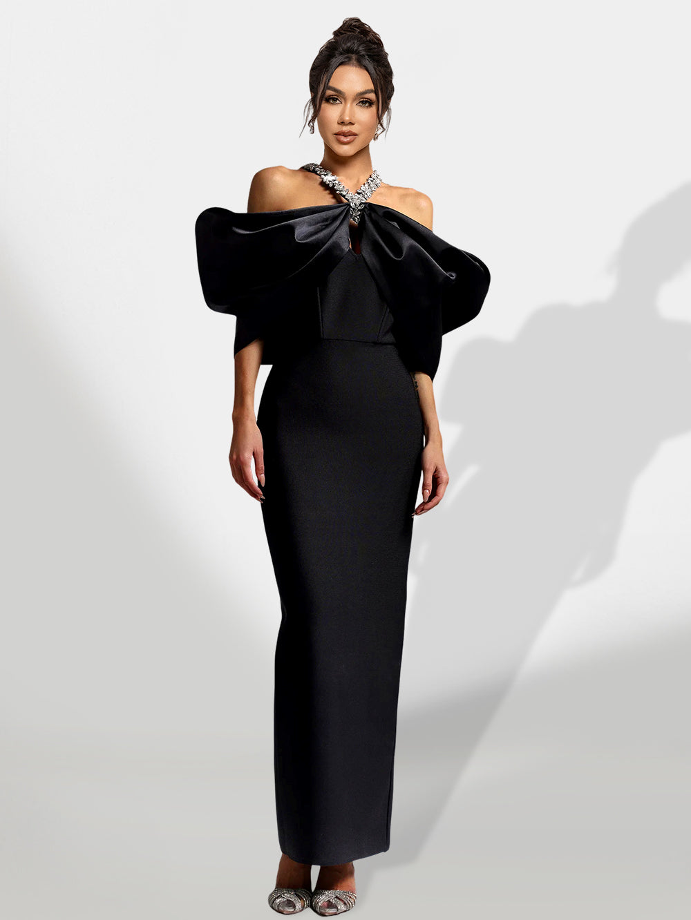 Ivanna — Black Maxi Dress