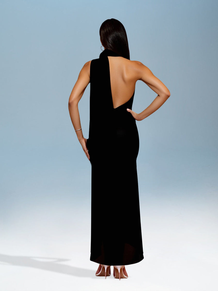 Elegant off-the-shoulder mermaid dress with bandage belt