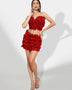 Heart-shaped bandage set with floral patterns