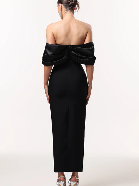 Off Shoulder Bloom Starlit Bandage Kleid