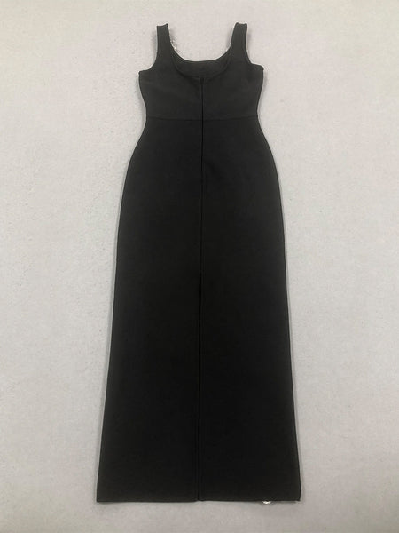 Strassblumen verziertes Bandage-Kleid