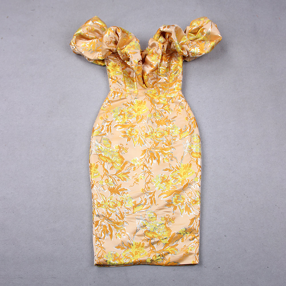 Jules Marceau — Short fitted pleated strapless dress with backless design for a chic and elegant look, alternate view 7